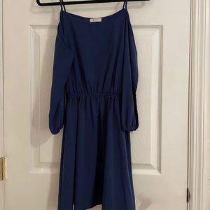 Blue casual dress